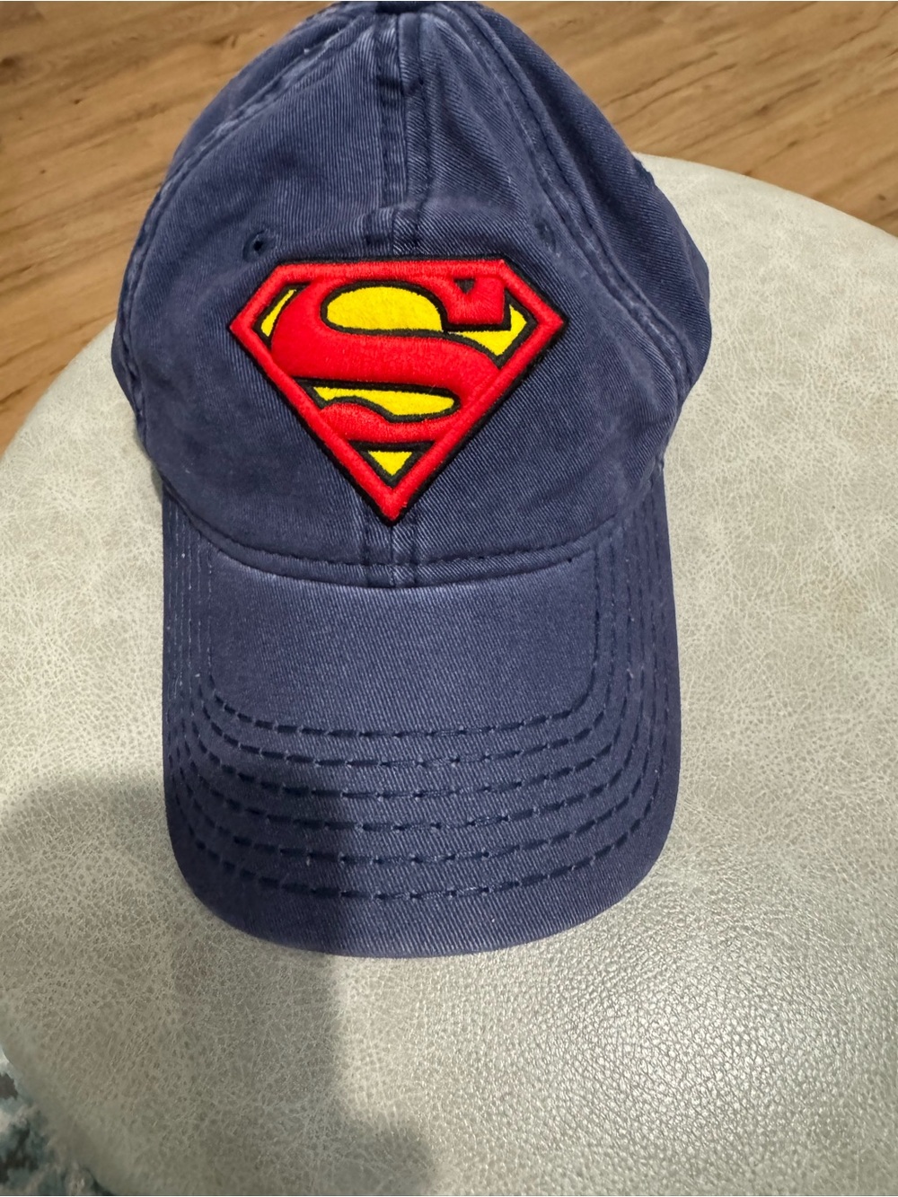 DC Comics Superman navy blue cotton baseball cap